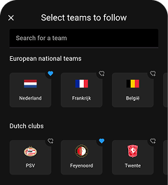 Follow your favorites